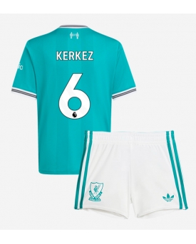 Liverpool Milos Kerkez #6 Maglia Gara Terza Repliche 2025-26 Bambino Maniche Corte